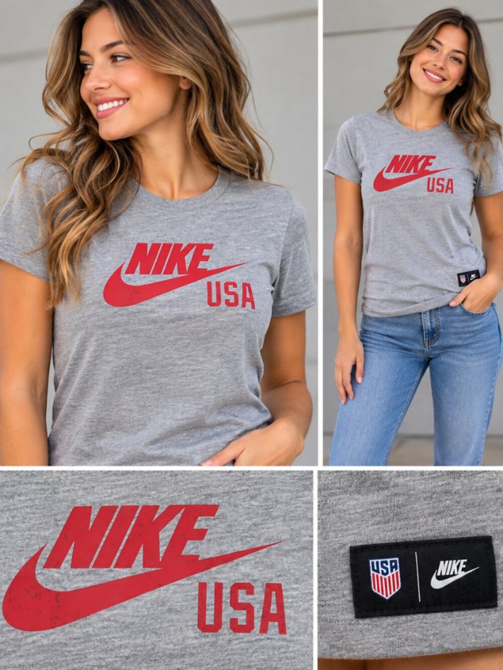 🇺🇸 Nike USA Soccer Women’s T-Shirt – Medium – NWT